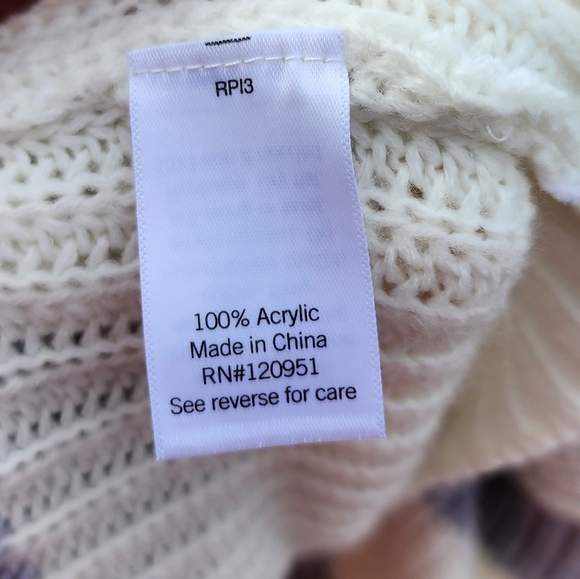 Knit Stripe Longsleeve oversize Sweater - Picture 3 of 10